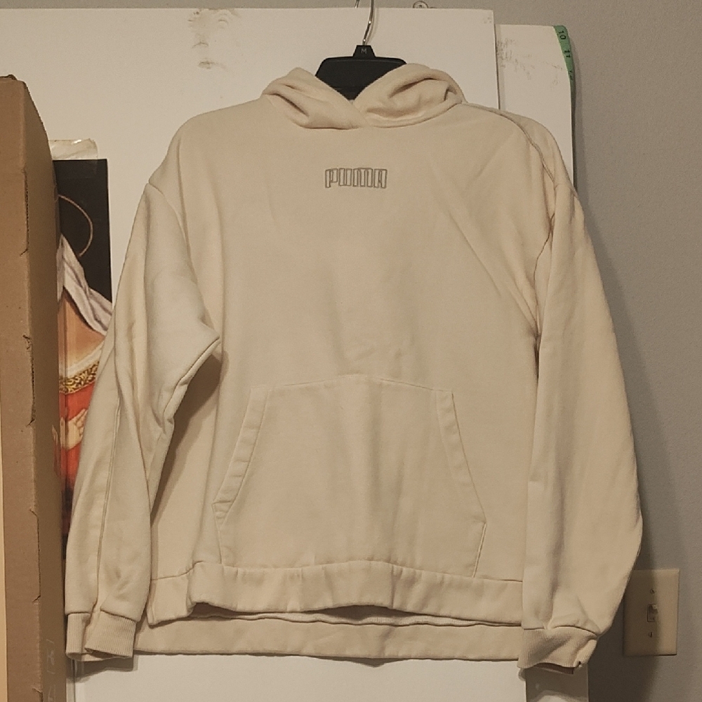 PUMA Men's Off-White Hoodie